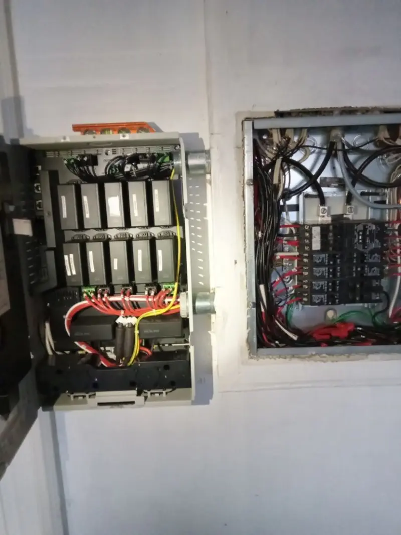 Electrical panel upgrade completed for Security Camera Wiring in Cherry Valley